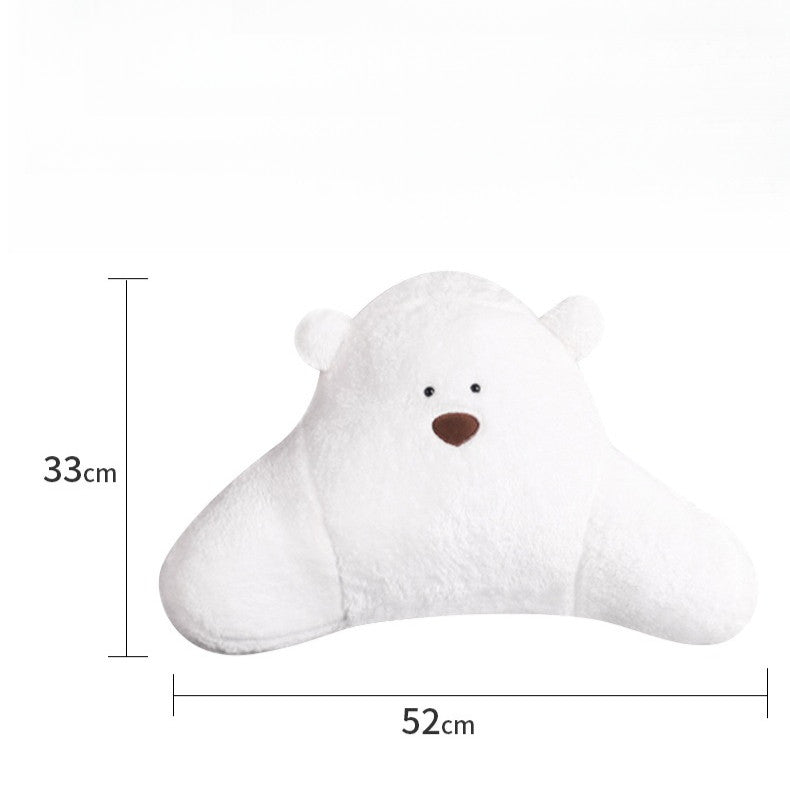 Locaupin Memory Foam Car Neck Pillow & Lumbar Support – Ergonomic Design for Neck & Back Pain Relief