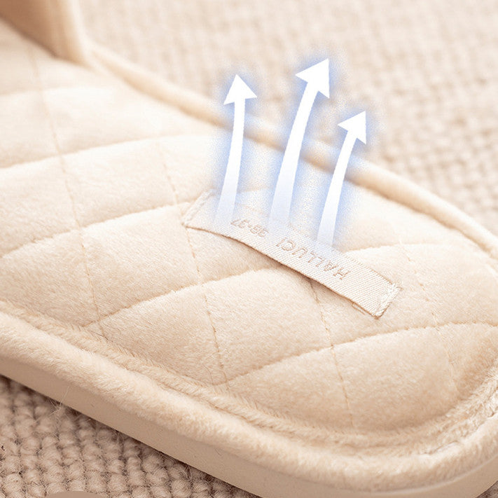 Locaupin Cute Tassel Slippers Summer Woman Non-Slip Indoor Flat Sandals Casual Ladies Shoes