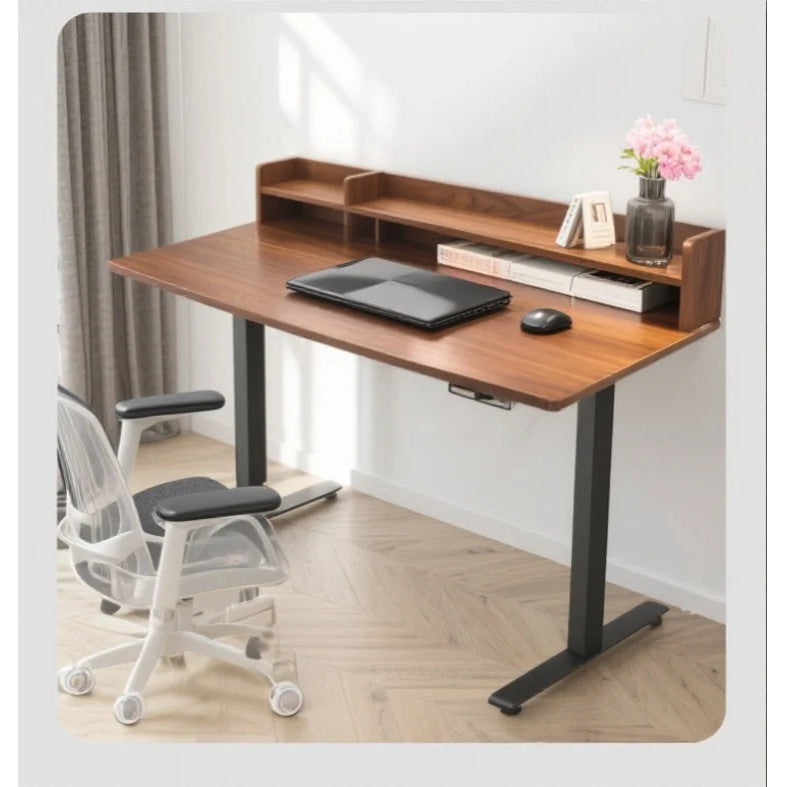 Locaupin Electric Height Adjustable Standing Desk| 4 Height Presets |Ergonomic Sit-Stand Workstationation | Sturdy Frame