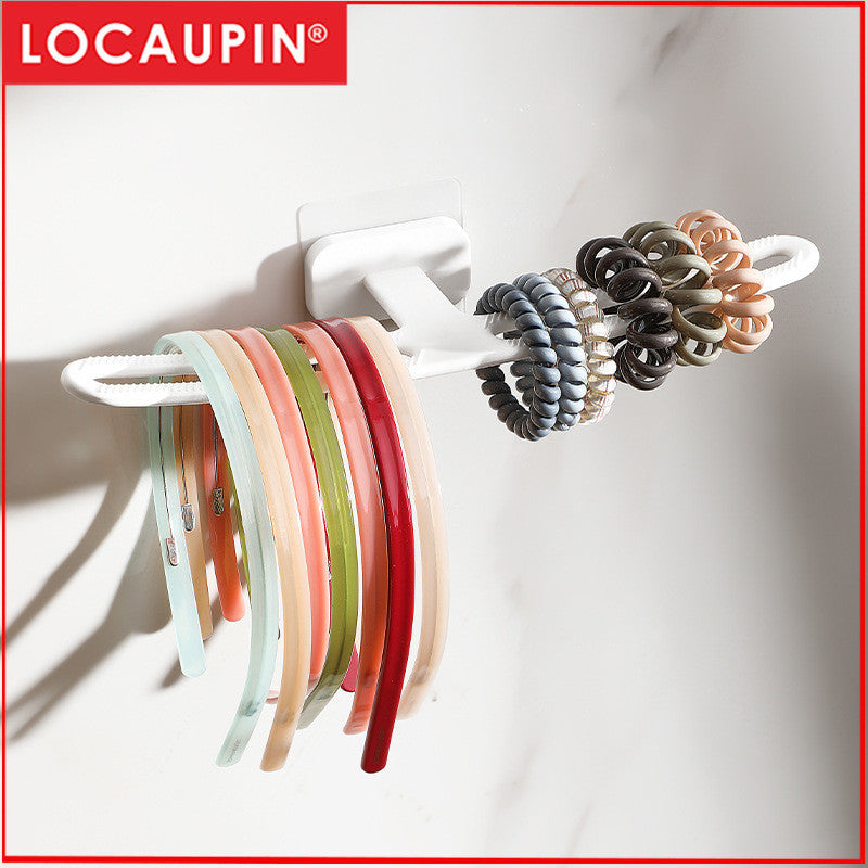 Locaupin Plastic Headband Organizer Stand | Hairband Display Rack | Space-Saving Storage Holder