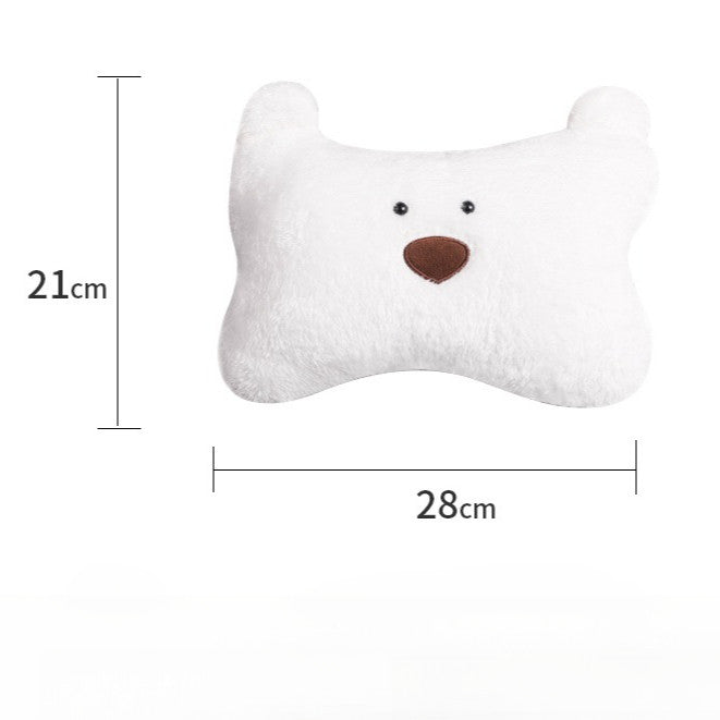 Locaupin Memory Foam Car Neck Pillow & Lumbar Support – Ergonomic Design for Neck & Back Pain Relief