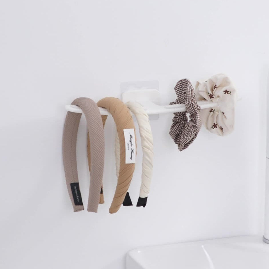 Locaupin Plastic Headband Organizer Stand | Hairband Display Rack | Space-Saving Storage Holder