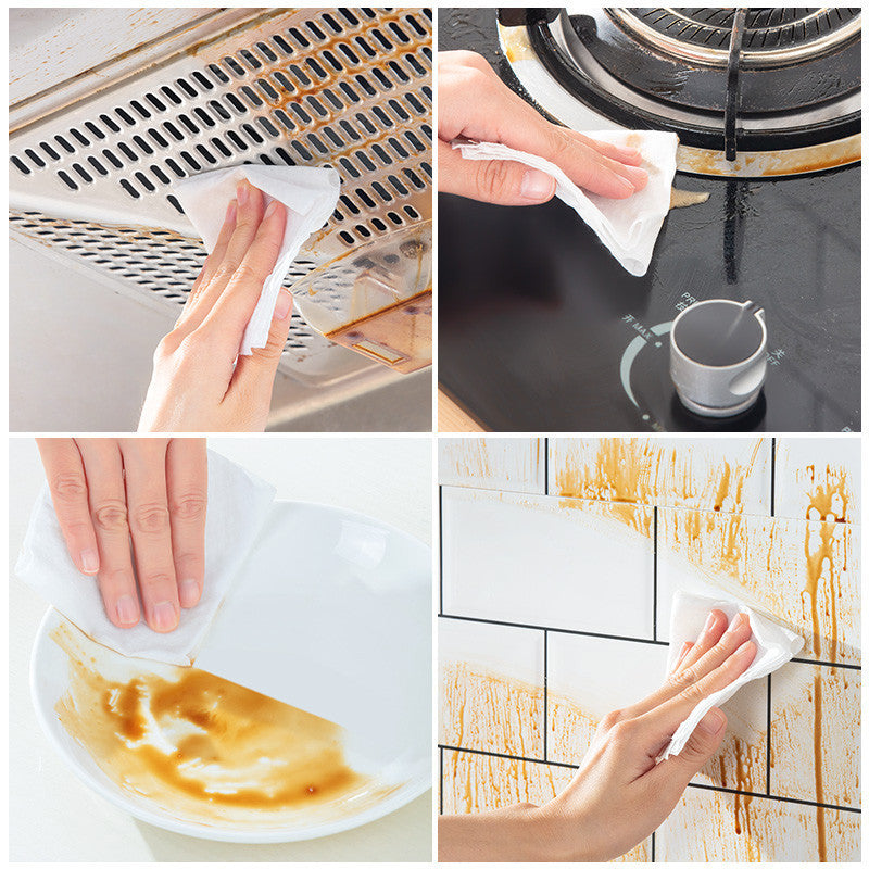 Locaupin Extra-large 80Sheet Kitchen Cleaning Wipes | Orange Oil | 9X Degreasing Power | Rich Foam | Gentle on Hands