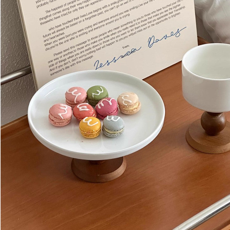 Locaupin Ceramic Cupcake Stand Sturdy Stand Tower Tree Display Pastry Serving Tray Dessert Tower Serving Tray