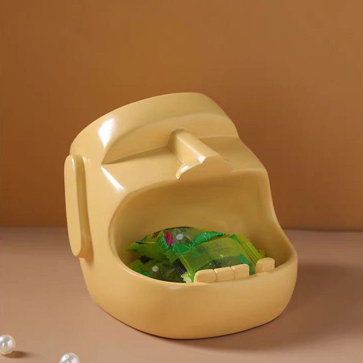 Locaupin Funny Candy Bowl for Office Desk Key Holder Bowl Table Jewelry Necklace Earring Dresser Sundries Storage Holder