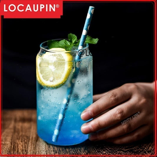 Locaupin Heat Resistant Healthy Glass Cups Water Glass Coffee Cups Flower Tea Glass  Microwave Safe Glass Tea Cups