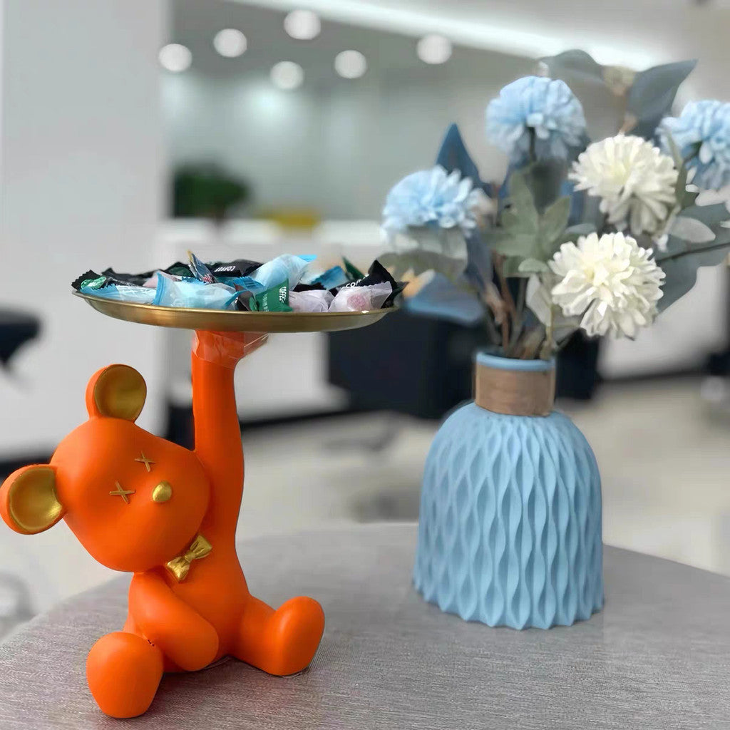 Locaupin Funny Candy Bowl for Office Desk Key Holder Bowl Table Jewelry Necklace Earring Dresser Sundries Storage Holder