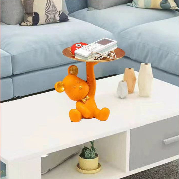 Locaupin Funny Candy Bowl for Office Desk Key Holder Bowl Table Jewelry Necklace Earring Dresser Sundries Storage Holder