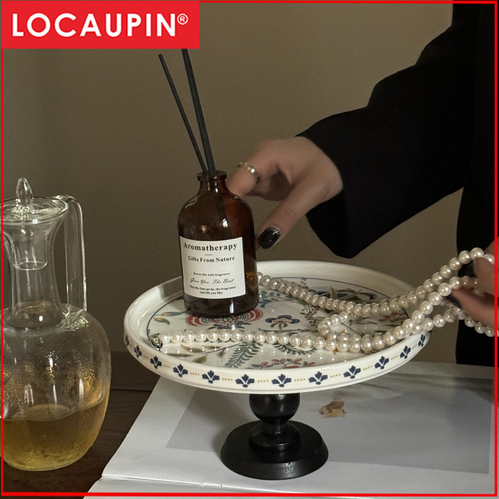 Locaupin Ceramic Cupcake Stand Sturdy Stand Tower Tree Display Pastry Serving Tray Dessert Tower Serving Tray