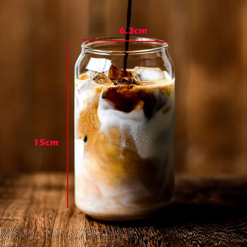 Locaupin Heat Resistant Healthy Glass Cups Water Glass Coffee Cups Flower Tea Glass Microwave Safe Glass Tea Cups