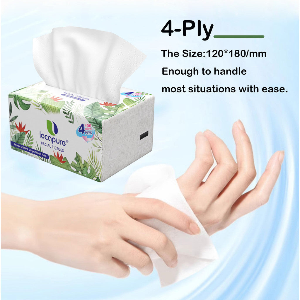Locaupin Cute Car Tissue Box Organizer Hanging Tissue Holder for Car Visor Seat Back & Armrest Cartoon Design