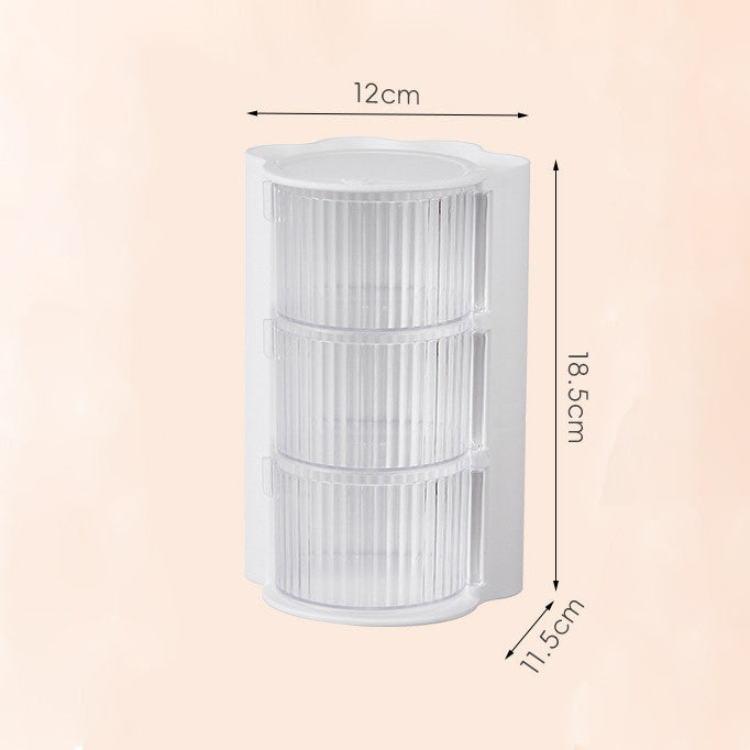Locaupin Rotating Desk Organizer Shelf with Expandable Storage for Book and Home Tabletop Files Holder