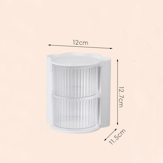 Locaupin Rotating Desk Organizer Shelf with Expandable Storage for Book and Home Tabletop Files Holder