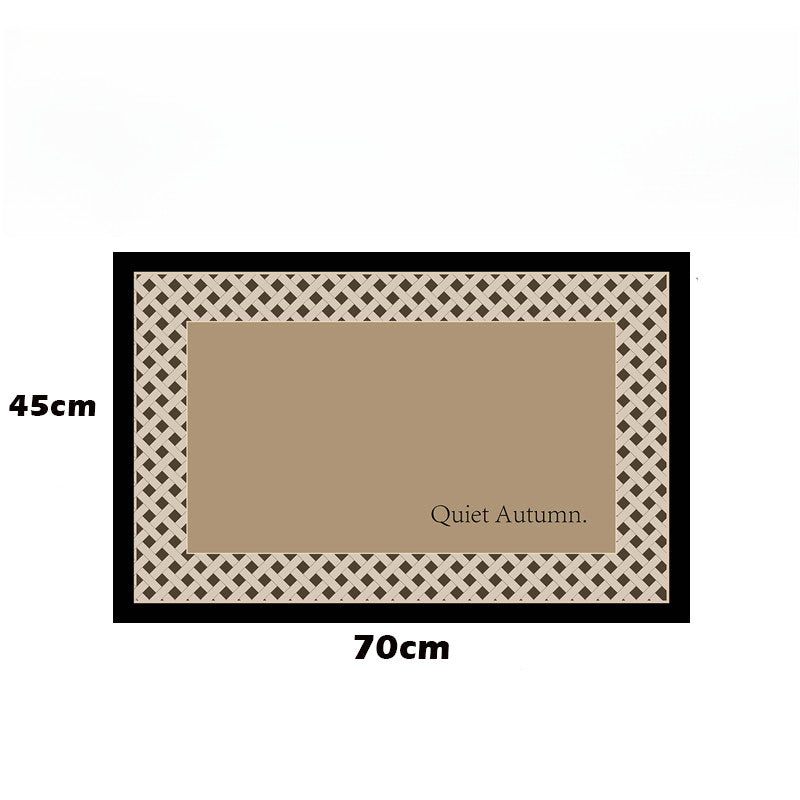 Locaupin Super Absorbent Bath Mat Bathroom Mat Super Absorbent Living Room Floor Mat Rubber Non-Slip Bottom