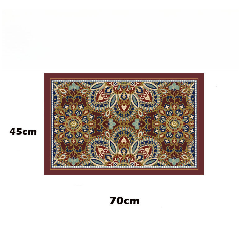 Locaupin Super Absorbent Bath Mat Bathroom Mat Super Absorbent Living Room Floor Mat Rubber Non-Slip Bottom