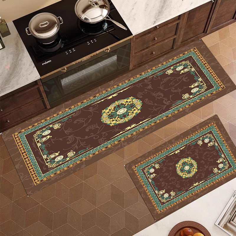 Locaupin Super Absorbent Bath Mat Bathroom Mat Super Absorbent Living Room Floor Mat Rubber Non-Slip Bottom