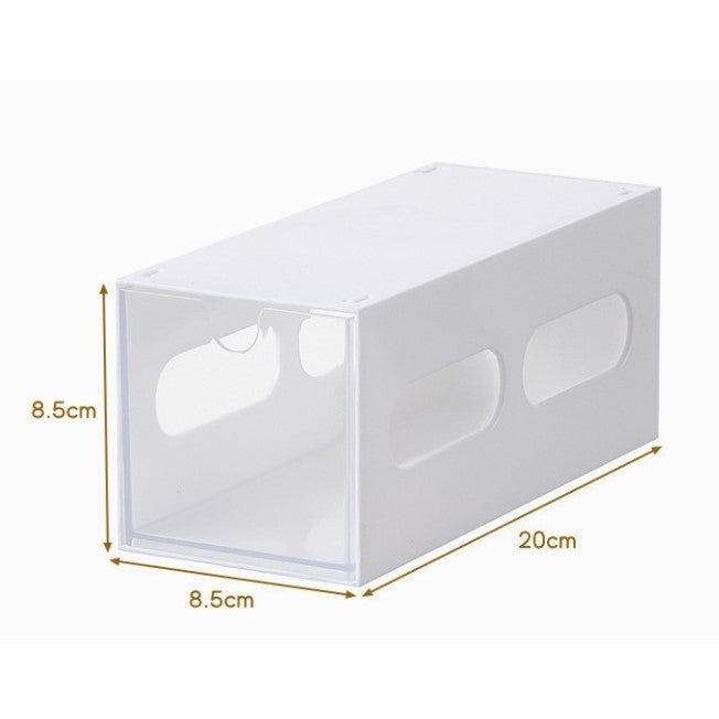 Locaupin Desk Drawer Organizer Shelf with Expandable Storage for Book and Home Tabletop Files Holder