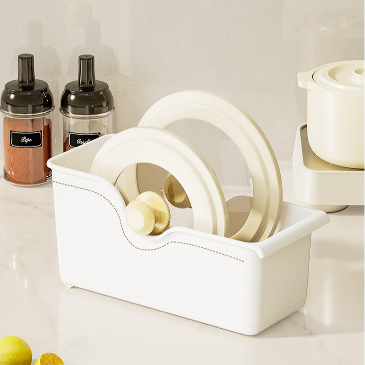 Locaupin Kitchen Storage Cabinet Box Storage Organizers Storage Bins Plastic Organizers Snack Storage