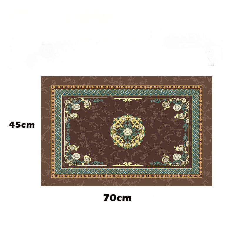 Locaupin Super Absorbent Bath Mat Bathroom Mat Super Absorbent Living Room Floor Mat Rubber Non-Slip Bottom
