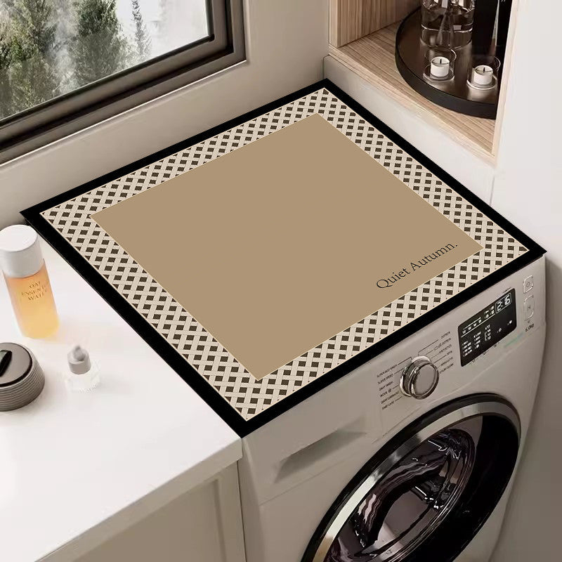 Locaupin Super Absorbent Bath Mat Bathroom Mat Super Absorbent Living Room Floor Mat Rubber Non-Slip Bottom