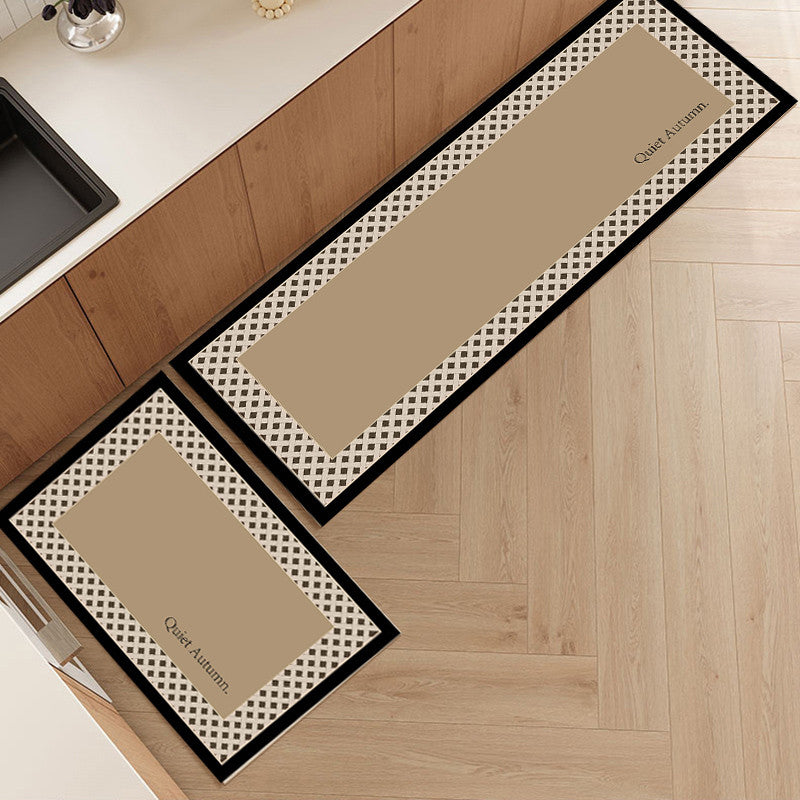 Locaupin Super Absorbent Bath Mat Bathroom Mat Super Absorbent Living Room Floor Mat Rubber Non-Slip Bottom