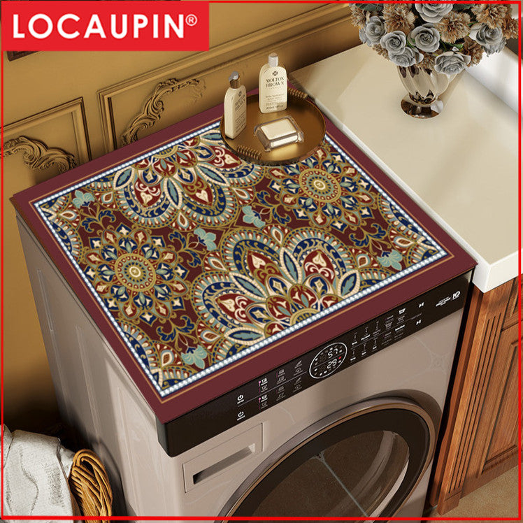 Locaupin Super Absorbent Bath Mat Bathroom Mat Super Absorbent Living Room Floor Mat Rubber Non-Slip Bottom