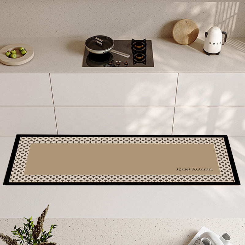 Locaupin Super Absorbent Bath Mat Bathroom Mat Super Absorbent Living Room Floor Mat Rubber Non-Slip Bottom