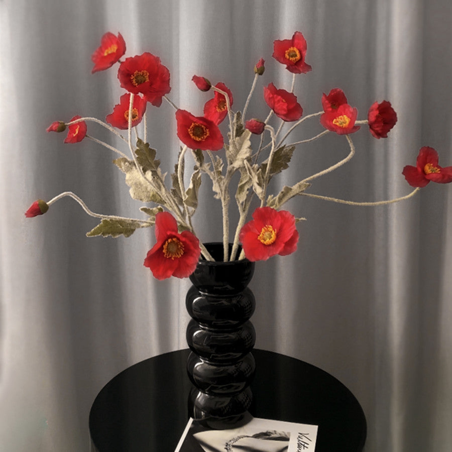 Locaupin Clear Glass Cylinder Vase,Floating Candle Holder Vase, Decor Vases,Clear Vases for Wedding Decorations