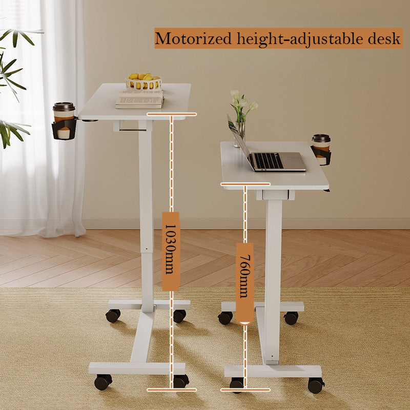 Locaupin Electric Height Adjustable Standing Desk | Ergonomic Sit-Stand Workstationation | Sturdy Frame