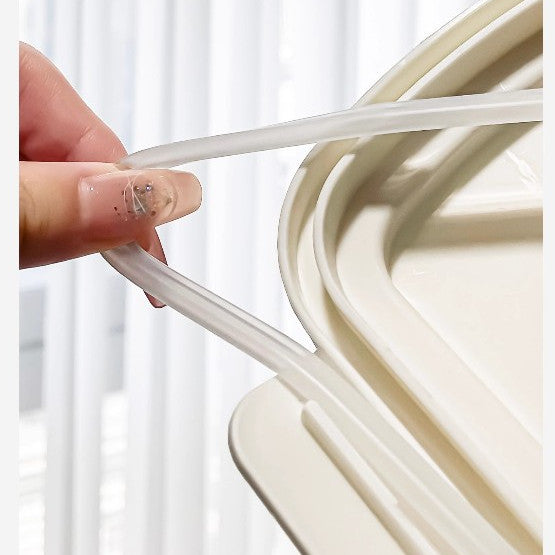 Locaupin 1600/2800mL Kitchen Storage Rice Dispenser Storage Box Food Dispensers Pet Contianer