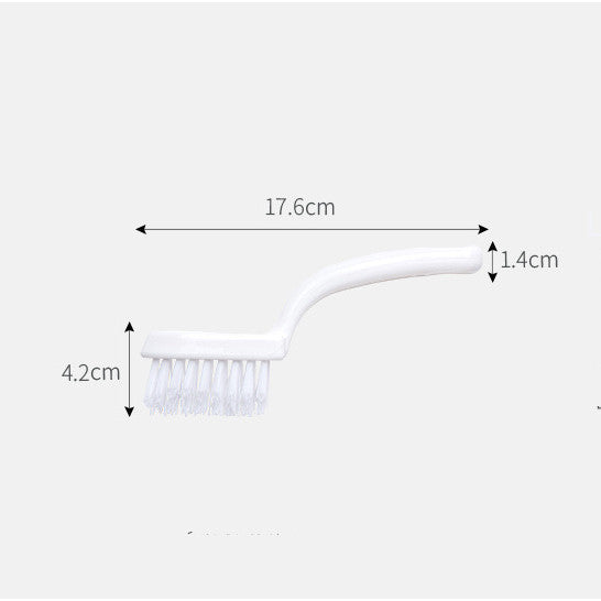 Locaupin Plastic Brush Clean Brush ,Bathroom Scrub Brushes Sink Household Pot Pan Edge Corners Tile Lines Brush