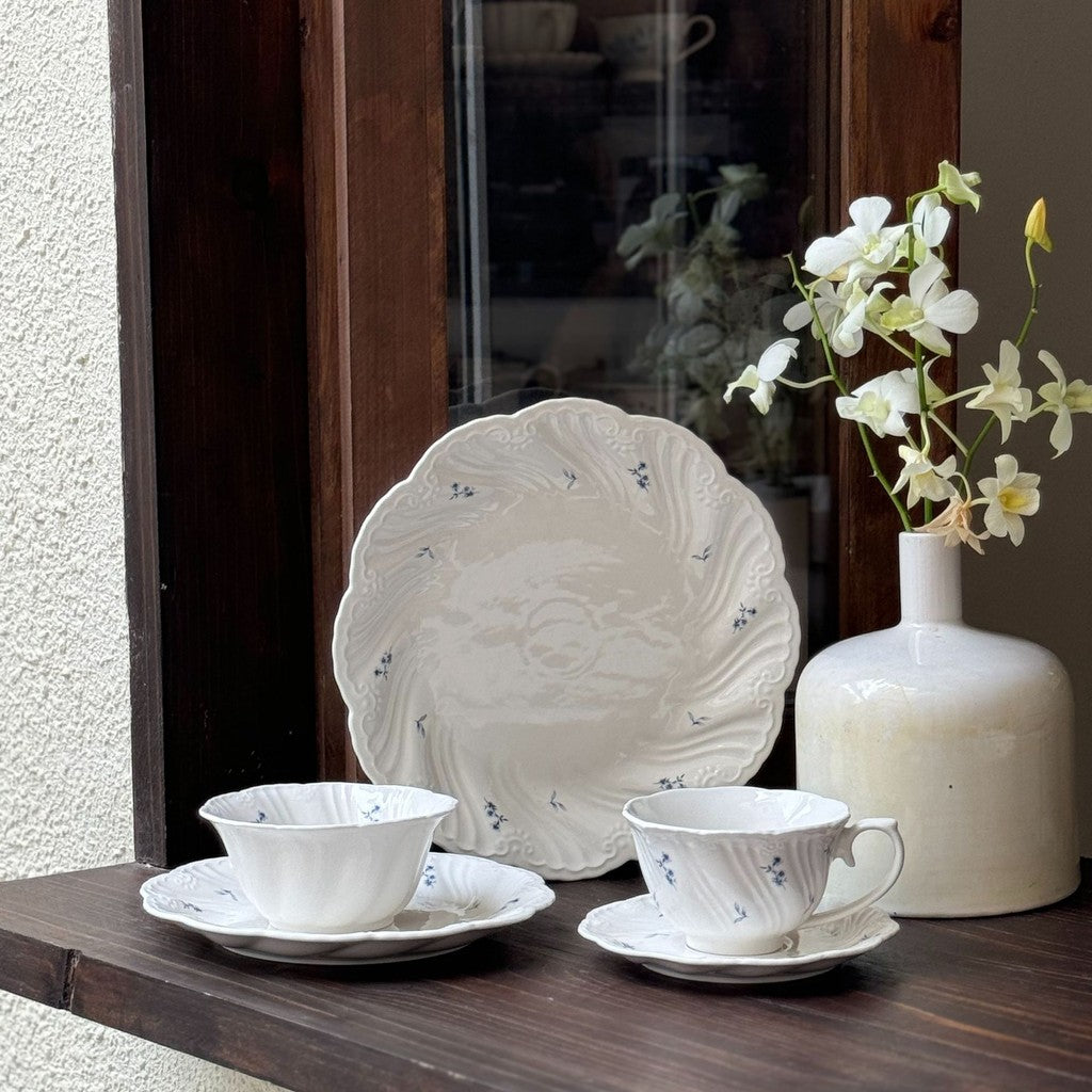 Locaupin Pure White Ceramic Dinnerware, Round Serving Bowls, Tableware for Steak, Salad Pasta Bowls Dinner Sets