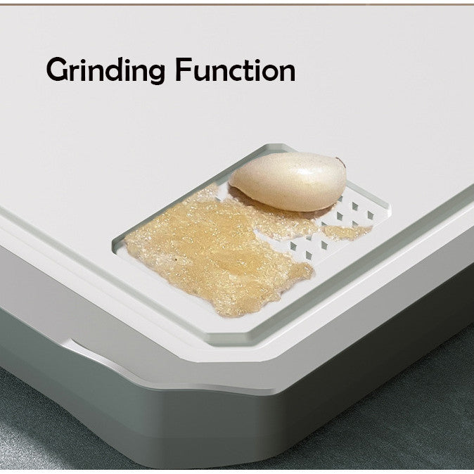 Locaupin Double Sided Cutting Board,Stainless Steel Cutting Boards for Kitchen with Knife Sharpener