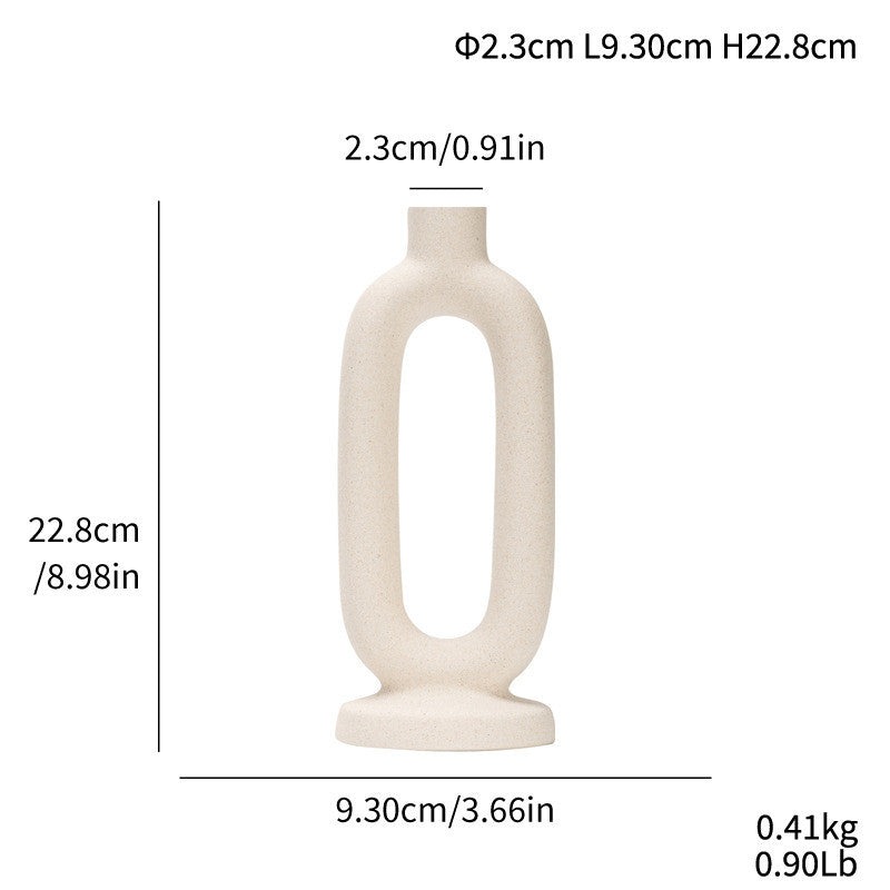 Locaupin Ceramic Candle Holder Candlestick Holders Pillar Candle Holders for Table Decor Wedding Parties Home Decor