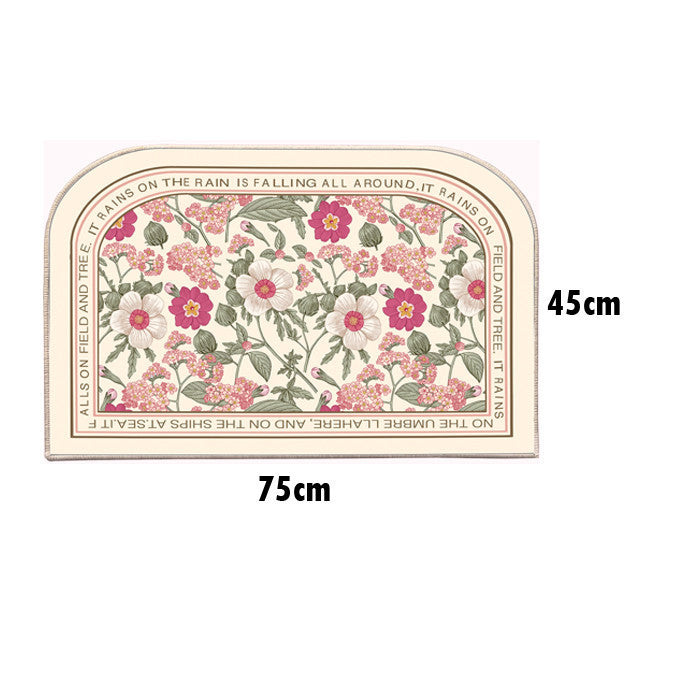 Locaupin Super Absorbent Bath Mat Ultra Absorbent Bathroom Mat for Quick Drying Kitchen Mat