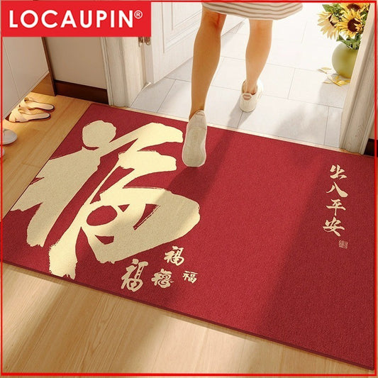 Locaupin Super Absorbent Bath Mat Ultra Absorbent Bathroom Mat for Quick Drying Kitchen Mat