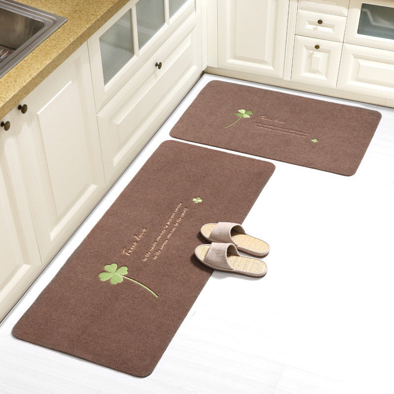 Locaupin Dirt Trapper Door Mat for Indoor Outdoor Washable Mat Non-Slip Entrance Rug Shoes Scraper