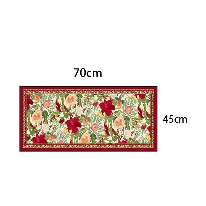 Locaupin Super Absorbent Living Room Floor Mat Soft and Plush Bathroom Mat with Non-Slip Bottom