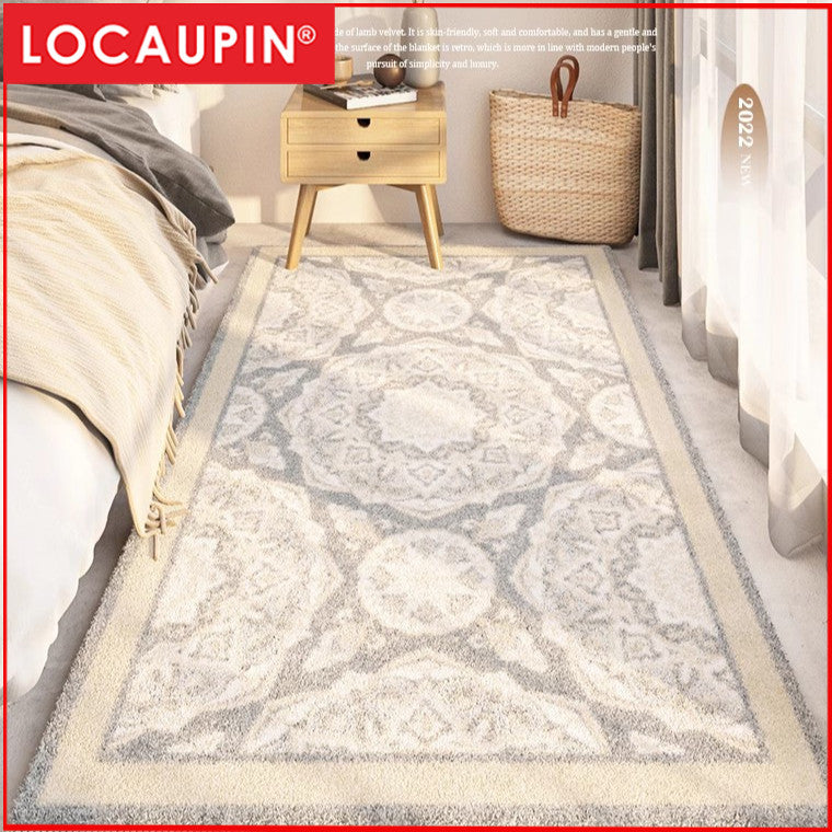 Locaupin Elegant Super Soft Mat for Bedroom and Living Room with Absorbent Feature Absorbent Premium Mat