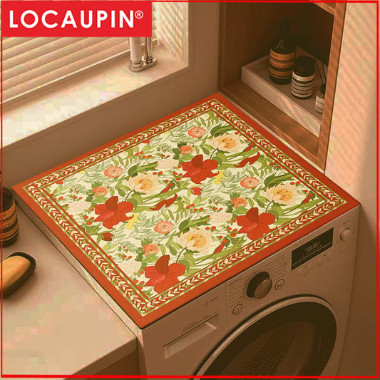 Locaupin Super Absorbent Washing machine dustproof mat Table mat with Non-Slip Rubber Bottom