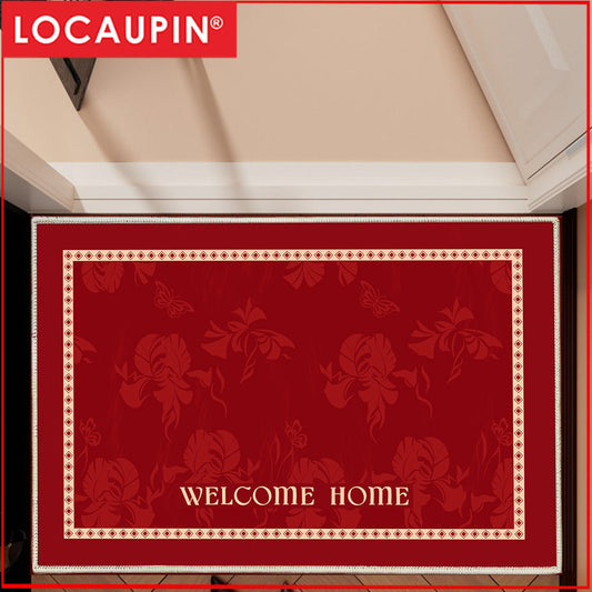 Locaupin Super Absorbent Bath Mat Ultra Absorbent Bathroom Mat for Quick Drying Kitchen Mat