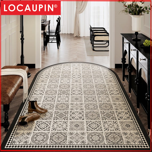Locaupin Super Absorbent Bath Mat Bathroom Mat Super Absorbent Living Room Floor Mat Rubber Non-Slip Bottom