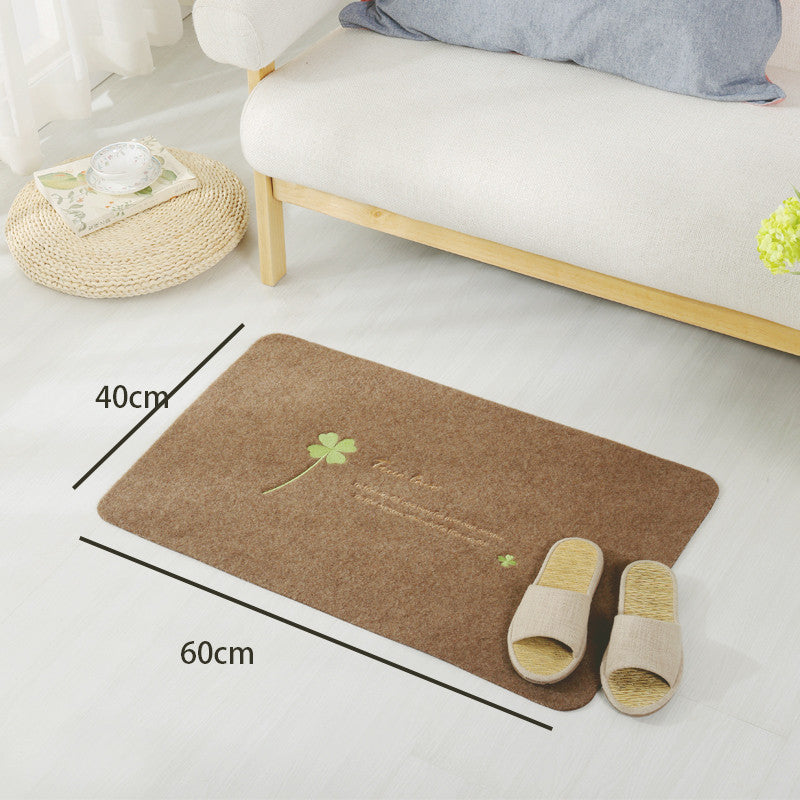 Locaupin Dirt Trapper Door Mat for Indoor Outdoor Washable Mat Non-Slip Entrance Rug Shoes Scraper