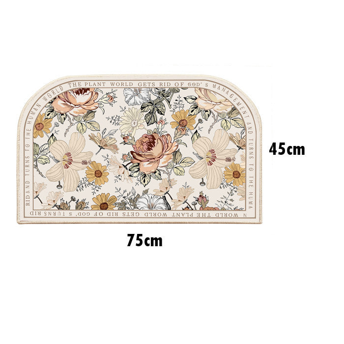 Locaupin Super Absorbent Bath Mat Ultra Absorbent Bathroom Mat for Quick Drying Kitchen Mat