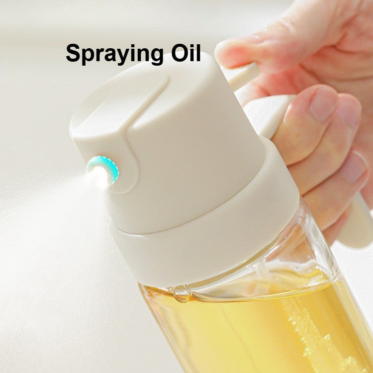 Locaupin 2-in-1 Oil Dispenser Bottle ā Spray or Pour with Gravity-Activated Lid