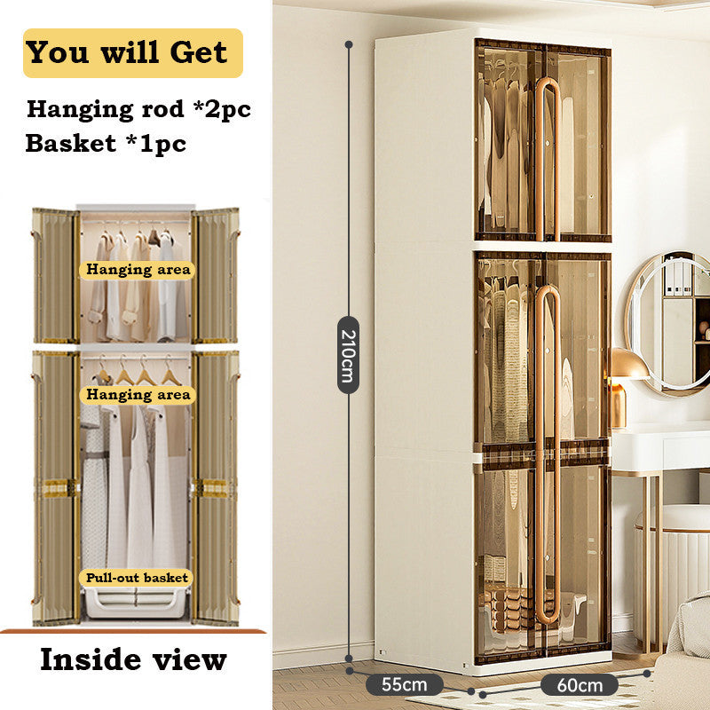 Locaupin Modern Minimalist Wardrobe Cabinet|Bedroom Furniture|Closet|Minimalist Storage Closet|Storage Solutions