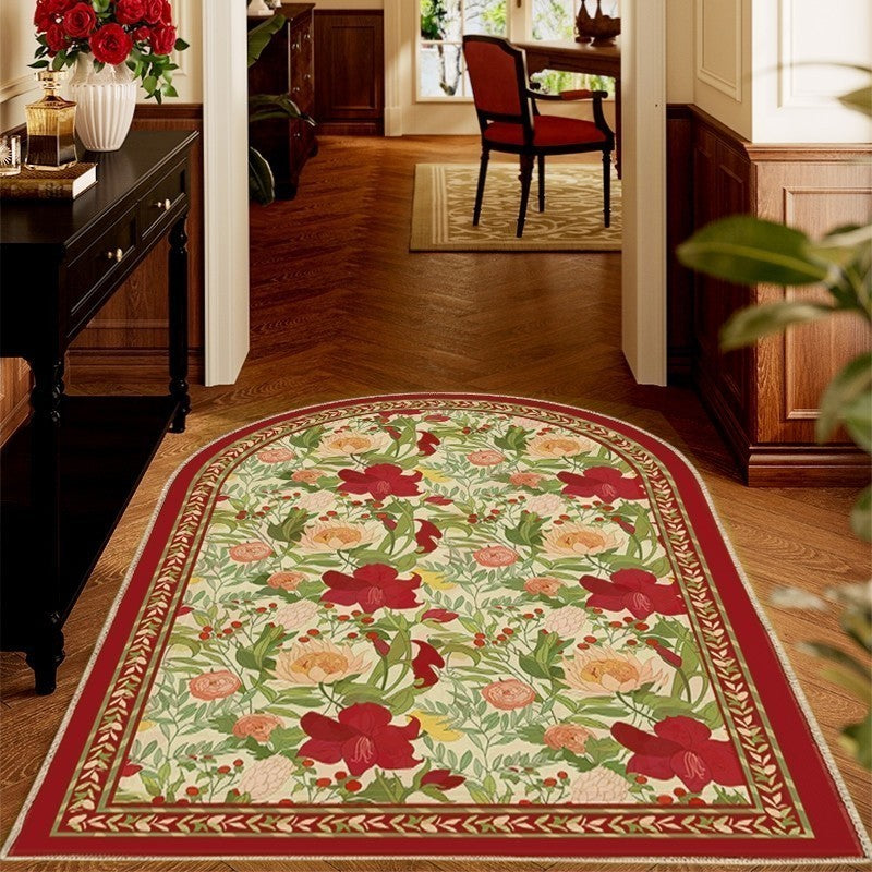 Locaupin Super Absorbent Living Room Floor Mat Soft and Plush Bathroom Mat with Non-Slip Bottom