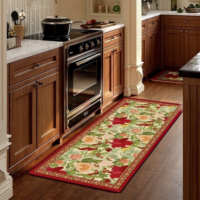 Locaupin Super Absorbent Living Room Floor Mat Soft and Plush Bathroom Mat with Non-Slip Bottom
