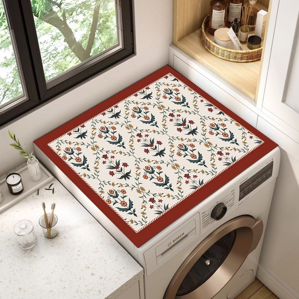 Locaupin Super Absorbent Washing machine dustproof mat Table mat with Non-Slip Rubber Bottom