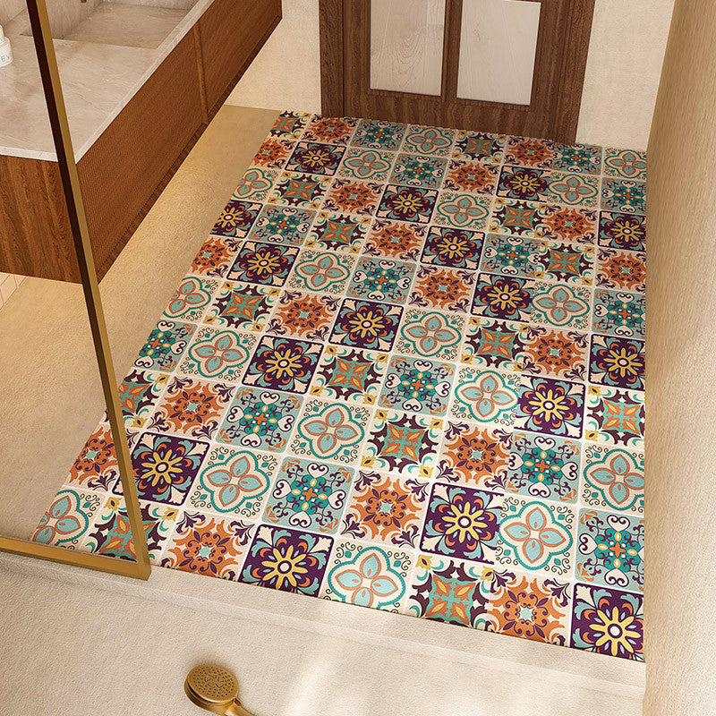 Locaupin Super Absorbent Bath Mat Bathroom Mat Super Absorbent Living Room Floor Mat Rubber Non-Slip Bottom